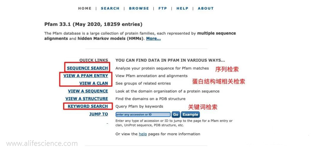 蛋白查詢數(shù)據(jù)庫EMBL-EBI