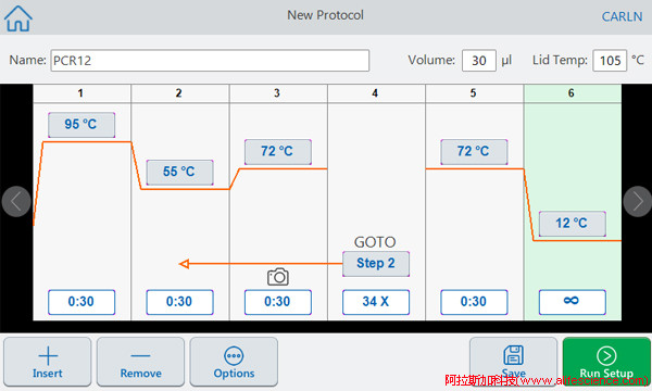 CFX Opus 96 CFX96-touch實時熒光定量PCR儀TD程序設(shè)定界面.jpg