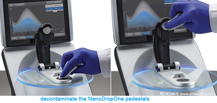 NanoDrop OneC微量紫外可見光度計(jì)測試中的樣品清理.jpg